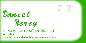 daniel nerey business card